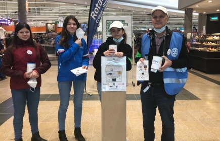 Un jeton de caddie en échange d’un don, ou comment donner les j’tons au cancer